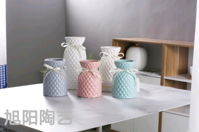 Creative Workshop Home Ceramic Crafts Boutique Vase Office Decoration Decorative Household Vases Wholesale