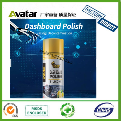 VEAS DASHBOARD POLISH  factory price cheap dashboard polish silicone spray wax for car interior