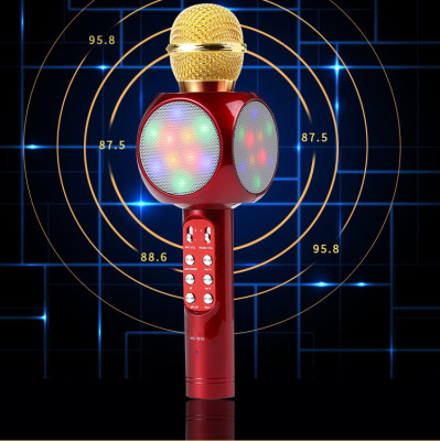 We Sing Magic Tool WS-1816 Mobile Phone Microphone Wireless Bluetooth Microphone Comes with Audio TV Home Kt