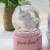 Creative Birthday Gift Automatic Floating Snowflake Cartoon Unicorn Crystal Ball Music Box Music Box Crafts Ornaments