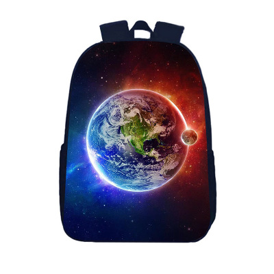 2022 New Children's Cartoon Backpack Elementary School Studebt Backpack 3D Star Chart Schoolbag Landscape Image Customization