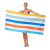 Foreign Trade Cross-Border Printed Beach Towel Custom Amazon Adult Printed Swimming Beach Seat Drape Bath Towel