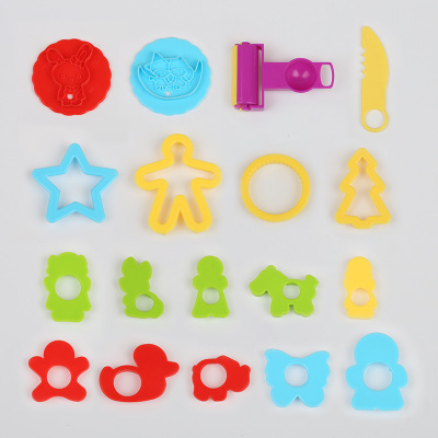 Children's Colored Clay Plasticene Plastic Impression Toy DIY Accessory