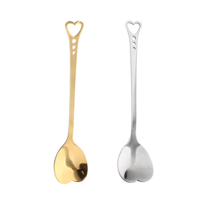 Stainless Steel Heart Spoon for Foreign Trade