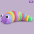 Cross-Border Hot Sale New Toy Decompression Caterpillar Decompression Slug Snail Slug with Eyes Caterpillar Wholesale