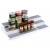Three-Layer Ladder Retractable Three-Layer Spice Rack Kitchen Storage Trapezoidal Seasoning Rack Trapezoidal Household 
