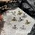 Internet Celebrity Xiempress Dowager Nail Ornament Mild Luxury Retro Distressed Style Metal Three-Dimensional Crock Heart Punk Fingernail Decoration