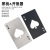 Black Peach a Credit Card Bottle Opener Creative Playing Card-Shaped Stainless Steel Home Tools Bottle Lifting Device Beer Screwdriver