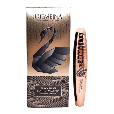 Butterfly Mei Na Black Swan Fiber Feather Mascara Waterproof Sweat-Proof Thick Abnormal Long Butterfly Mei Na Mascara Authentic Product Wholesale