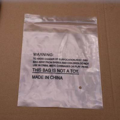 English Slogan PE Self-Adhesive Bag | Printing Warning Language English French German Foreign Language Multi-Country Warning Language Soft Packaging