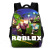 Roblox Rob Lesi Peripheral Schoolbag Primary School Student Backpack Primary School Junior High School Schoolbag Backpack