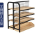 Steel and wood shelves Shelves of boutique shelves snacks display rack shelves