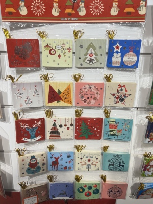 Decorations Christmas Tree Pendant Christmas Card Wishing Card Small Elevator