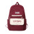 Backpack Girls' Campus Middle School Students Schoolbag Travel Bag Fashion Brand Letter Shoulder Bag