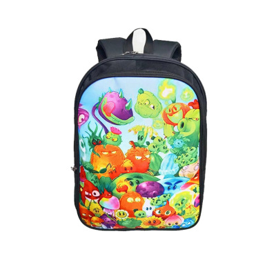 Plants Vs Zombies Primary School Children's Schoolbag Backpack Game Picture Factory Wholesale Double-Layer Backpack