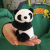 Panda Clip Plush Toy Little Doll Doll Cultural Creative Gift Home Decoration Chengdu Base Souvenir