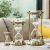 Creative Time Hourglass European Style Metal Sand Clock Decoration Desk Restaurant Sand Clock Timer Glass Craft