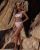 AliExpress Foreign Trade Pleated Amazon Women's Swimsuit Flower Ruffled Bikini