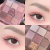 Dikalu Makeup Acrylic Eye Shadow Plate Transparent 9 Color Eye Shadow Shimmer Matte TikTok Same Style Earth Tone Eyeshadow