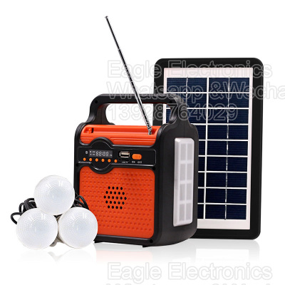 small solar lighting system outdoor camping lamp