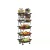 Kitchen Storage Rack Floor Folding Vegetable Rack Multi-Layer Gap Vegetable Fruit Basket Household Kitchen Utensils Storage Rack