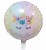 18-Inch round Unicorn Aluminum Balloon Pink Blue Unicorn Children's Birthday Party Decoration Toy Balloonxizan