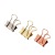 19mm Rose Gold Long Tail Clip Metal Plating Little Clip Boxed Binding Clamp Binder Clip Test Paper Clip Ticket Clip