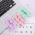 INS Style Macaron Color Clip Fresh Creative Box-Packed Binder Clip Color Key Card Rubber Band for Office Use