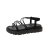Sandals for Female Students Korean Style Simple Fashion New Summer Fairy Pink Soft Back Thick Back Muffin Beach Shoes