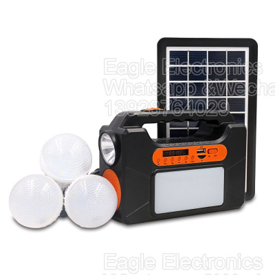 small solar lighting system outdoor camping lamp