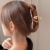 Korean Style Ins High Sense Metal Grip Women's Large Back Head Temperament Pearl Hair Bun Shark Clip Hairpin