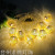 Christmas LED Colored Lamp Thanksgiving Filbert ACORN Pine Cone Shape Wrought Iron Lighting Chain Party Room Courtyard Decoration