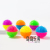 7. 5cm Two-Color Massage Ball Children's Flash Thorn Ball Elastic Led Bouncing Ball Night Market Toy Factory Wholesale