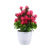 Fake Flower Potted Decoration Artificial Plant Flower Pot Creative Home Desktop Living Room Decoration Factory in Stock Wholesale