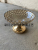 Light Luxury Gold European Crystal Glass Candy Dried Fruit Jar Simple Home Living Room Coffee Table Fruit Plate