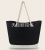 European and American Foreign Trade Women's Large Capacity Beach Bag Fashion Letter Splicing Shoulder Bag Summer Lightweight Tote Bag