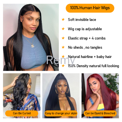 Popular  Human Hair Lace Front Wig for Black Women