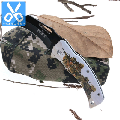 New Camping Knives Outdoor Folding Knife Multi-Functional Fruit Knife Folding Fruit Peeling Knife Spot a Folding Knife