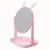  Ear Makeup Mirror Desktop Square Desktop HD Rotating Vanity Mirror Student Dormitory Beauty Dressing Mirror with Base