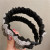 Hairpin Headband Women's Summer Retro French Fully-Jeweled Crystal Headband Face Wash Pressure Hair Band Net Red 2021 New
