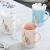 New Creative Unicorn Mug Ceramic Cup with Cover with Spoon Office Home Gifts Cup Factory Direct Sales