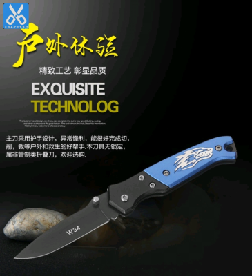 New Camping Knives Outdoor Folding Knife Multi-Functional Fruit Knife Folding Fruit Peeling Knife Spot a Folding Knife