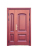 Anti-Theft Door Door Door Villa Double-Door Entrance Door Courtyard Sun Protection Imitation Copper Double Door Steel Entry Door