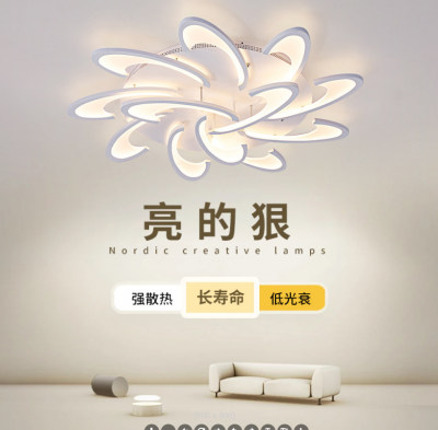 New LED Living Room Ceiling Lamp for Foreign Trade