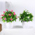 Artificial Flower Plants Green Plants Pot Living Room Home Decoration Floor Ornaments Artificial Bonsai Home Plastic Fake Flower Pot