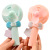 Cartoon Hand Pressure Little Fan Hand-Held Manual Portable Mini Cute Children's Toys Wholesale Stall Promotional Gifts