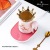 Creative Warm Cup Angel Crown Ceramic Cup Mug with Lid Coffee Cup Constant Temperature Water Cup Gift