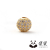 Not Easy to Fade Copper-Plated Gold Micro Inlaid Zircon Ball Scattered Beads 8mmdiy Ornament Accessories Bracelet Spacer Beads Ball Copper Bead