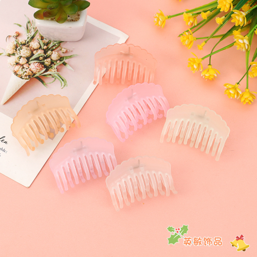 keel shark bath back head grip hair grip shark clip female elegant temperament headdress barrettes jelly color hairpin