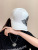 Spring and Summer New Sun-Proof Breathable Peaked Cap Trendy Mercerized Satin Glossy Butterfly Rhinestone Baseball Hat Hat for Women